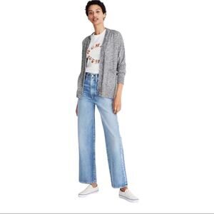 Madewell Women's Marlene Marled Bradley Open Cardigan Sweater Pockets Size Small